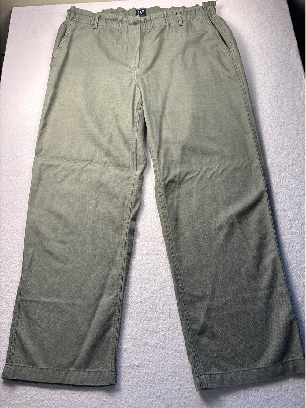Women’s GAP Olive Green Elastic Waist Pants XL
